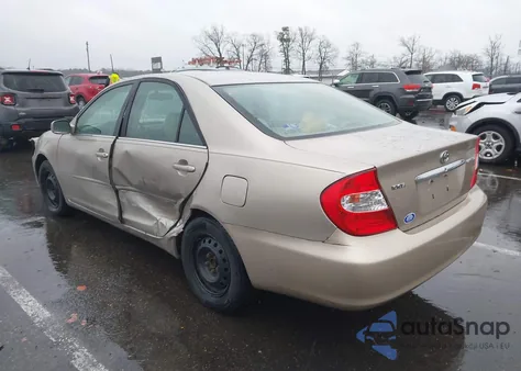 2002 Toyota Camry Le from USA, damaged, VIN 4T1BE32K02U612751